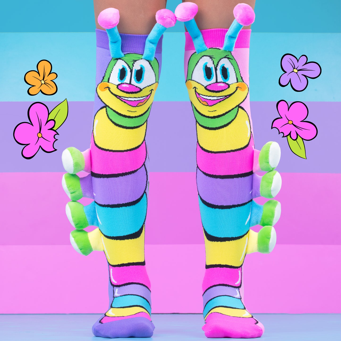 MADMIA caterpillar kids socks – ryškios kojinės vaikams