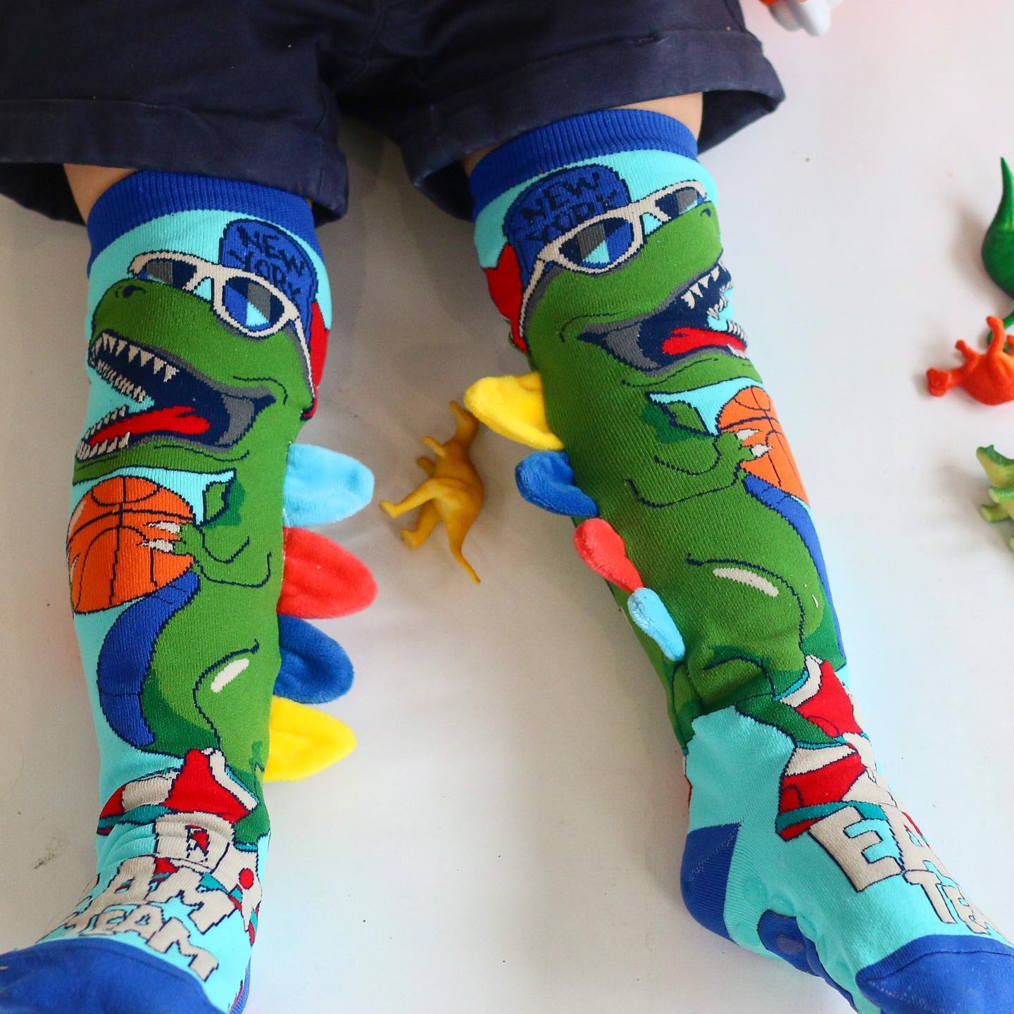 MADMIA vaikiškos kojinės DINOSAUR – Hugogo