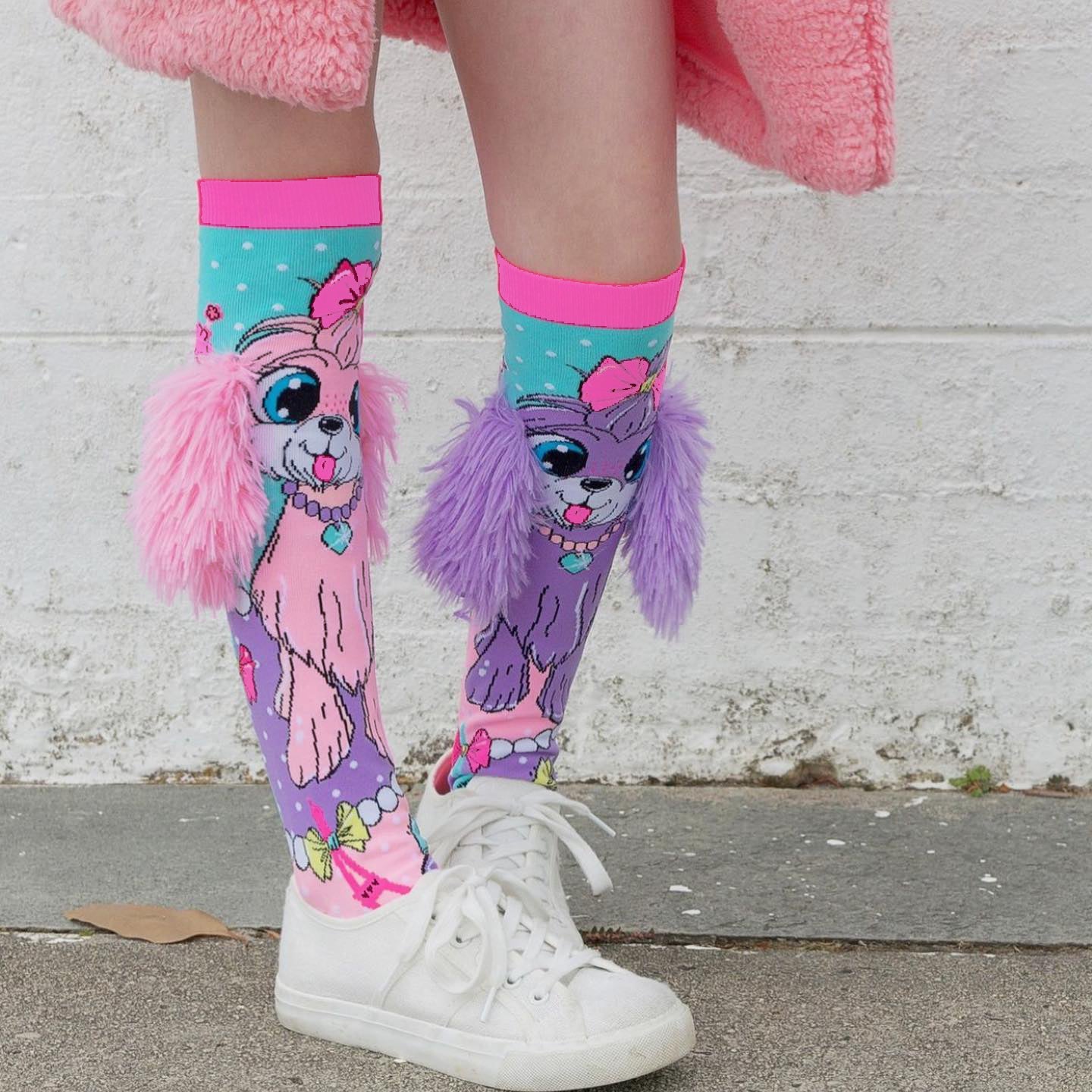 Rožinės mados kojinės mergaitėms – MADMIA