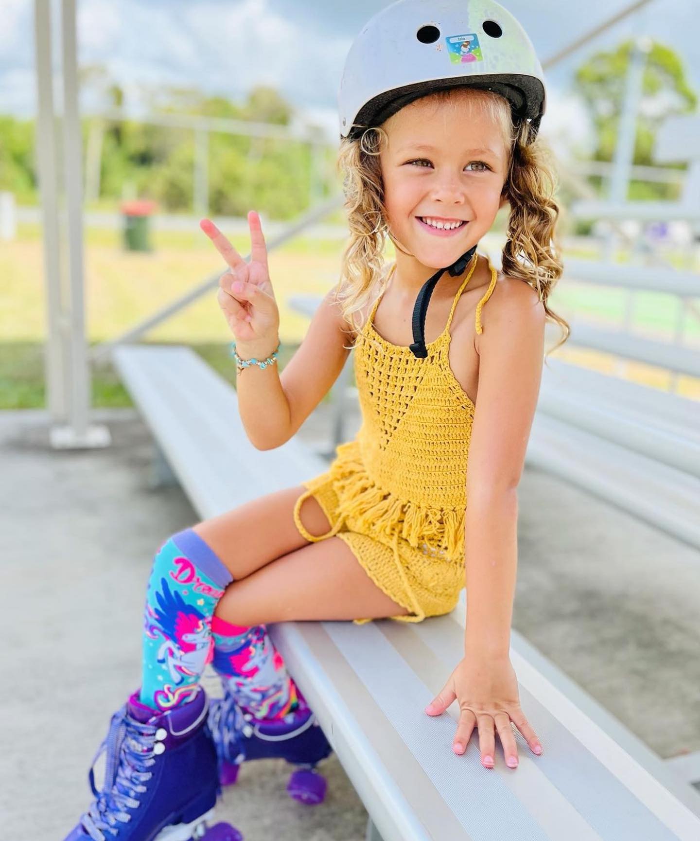 Spalvingos ponių kojinės vaikams – Hugogo