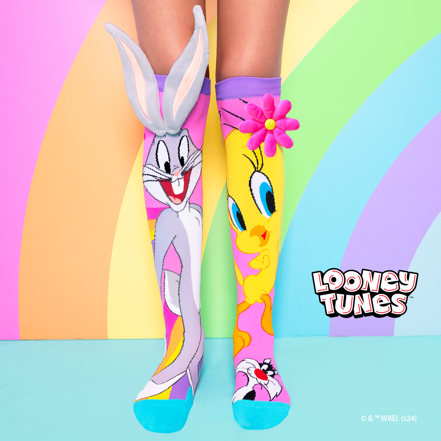 Kojinės TWEETY AND BUGS BUNNY SOCKS - Hugogo
