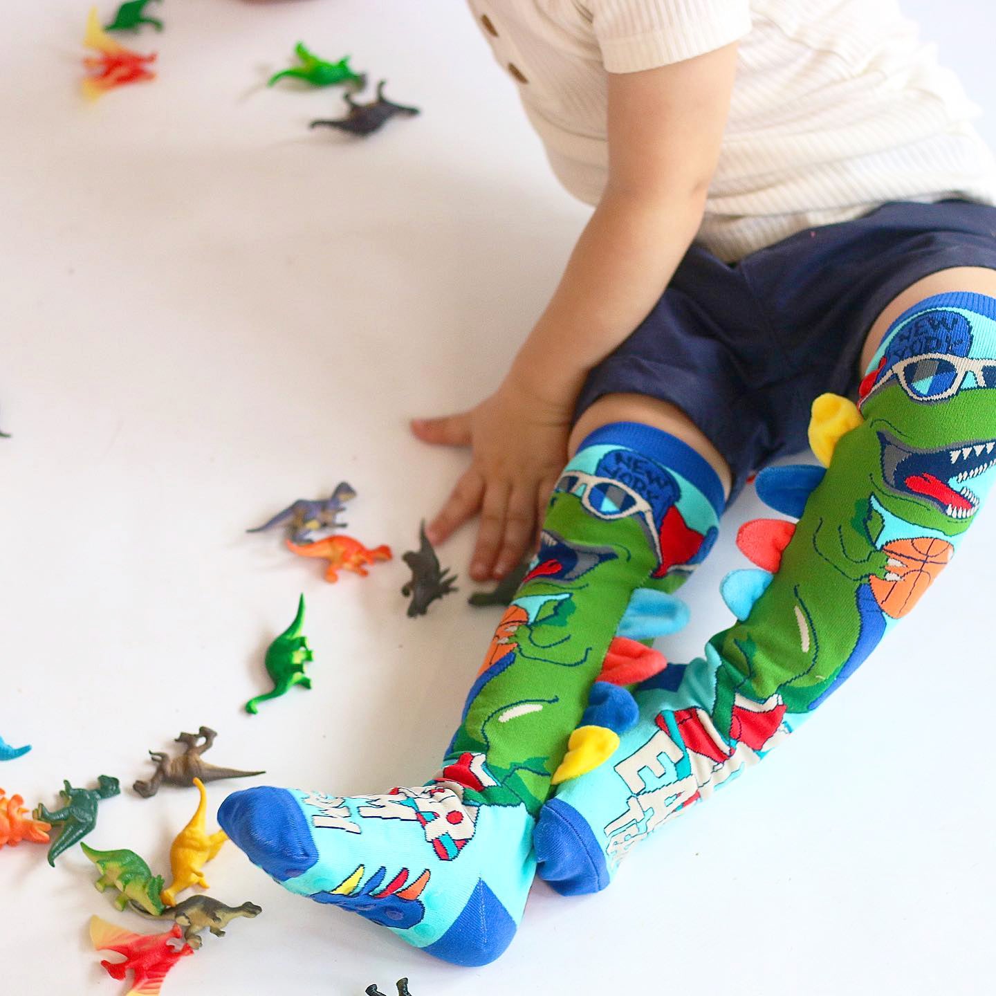 Vaikiškos kojinės dinozaurų motyvu – MADMIA DINOSAUR